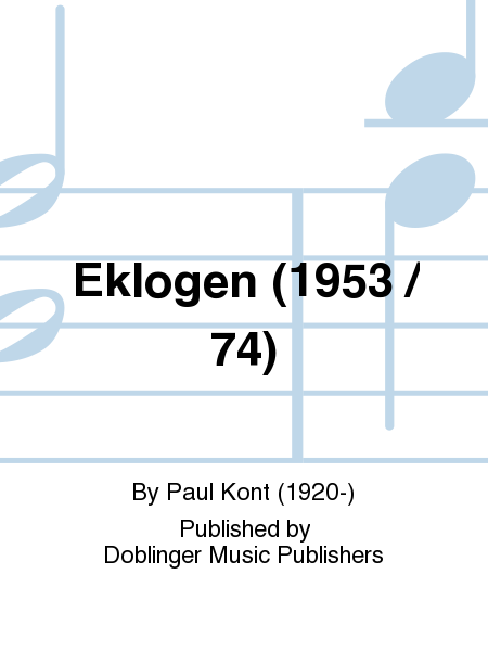 Eklogen (1953 / 74)