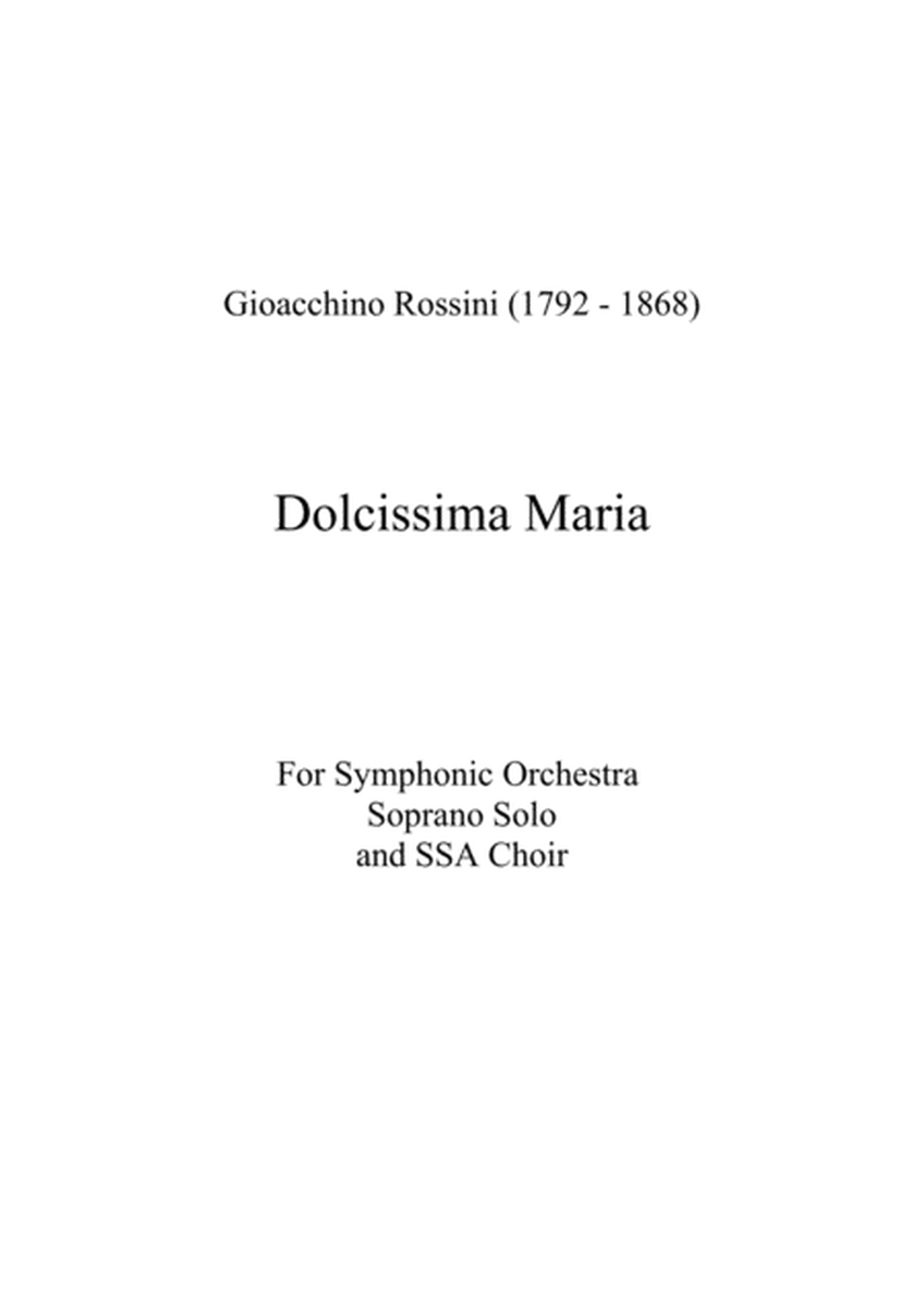 Dolcissima Maria for Soprano, Symphonic Orchestra and Choir image number null