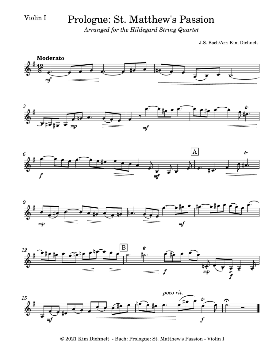 Bach: St. Matthew’s Passion 