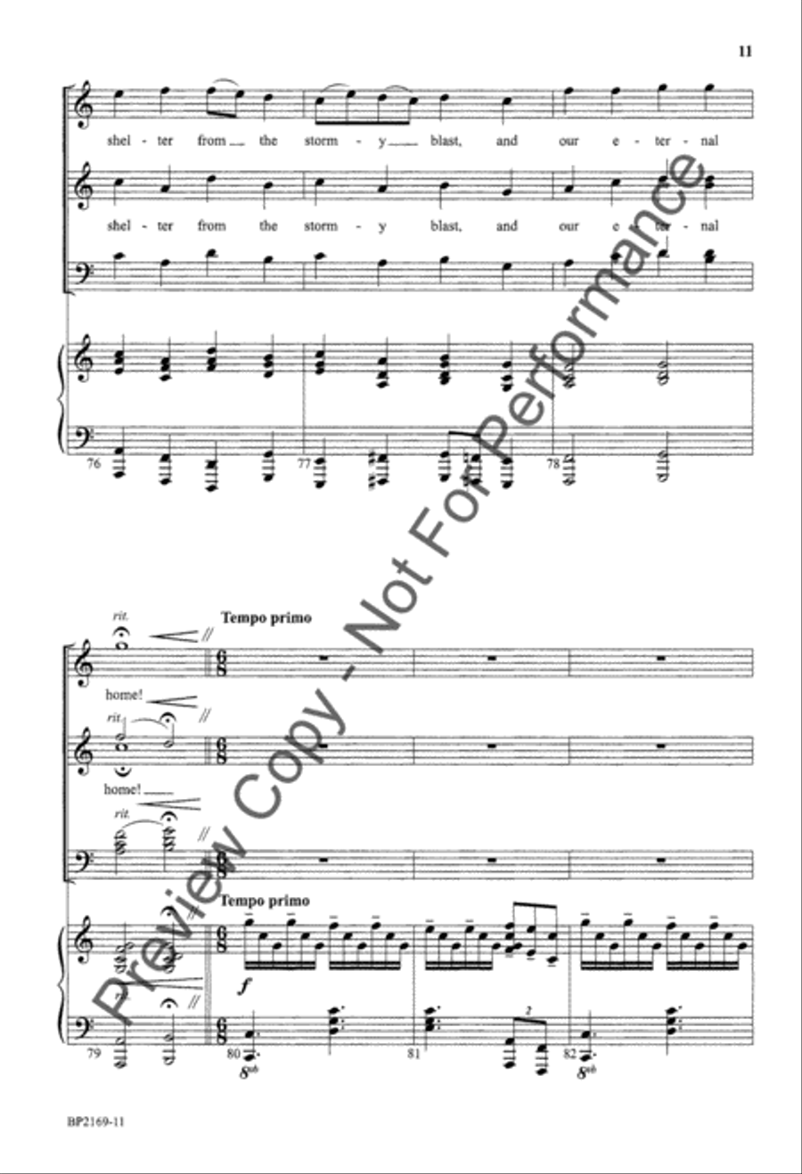 Let All the People Praise! 4-Part scores gallery preview page 12