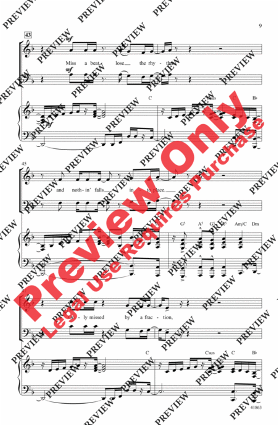 Right Now 3-Part scores gallery preview page 9
