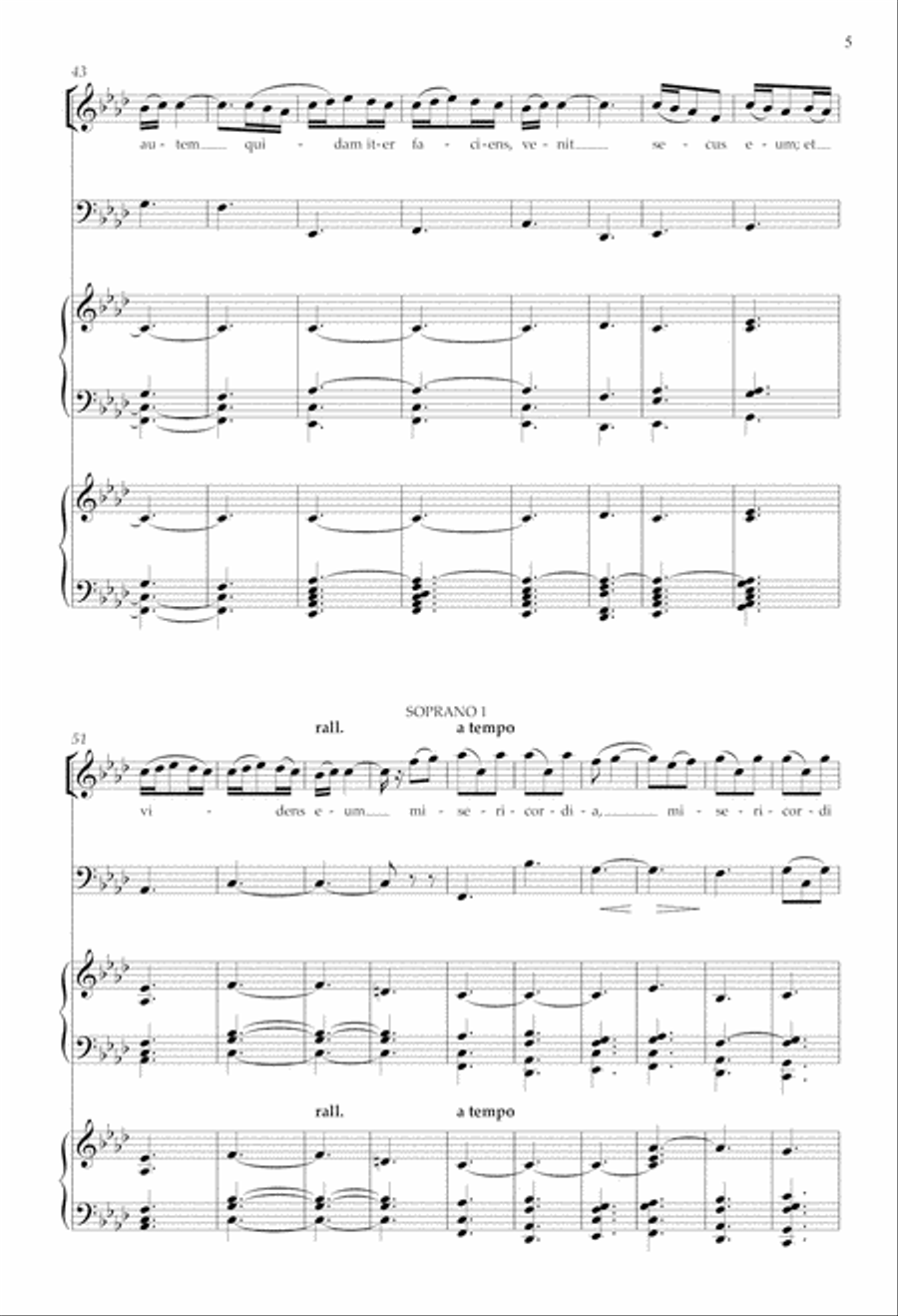 Beati II: Pro alios curantibus (For those that care for others) SSA scores gallery preview page 4