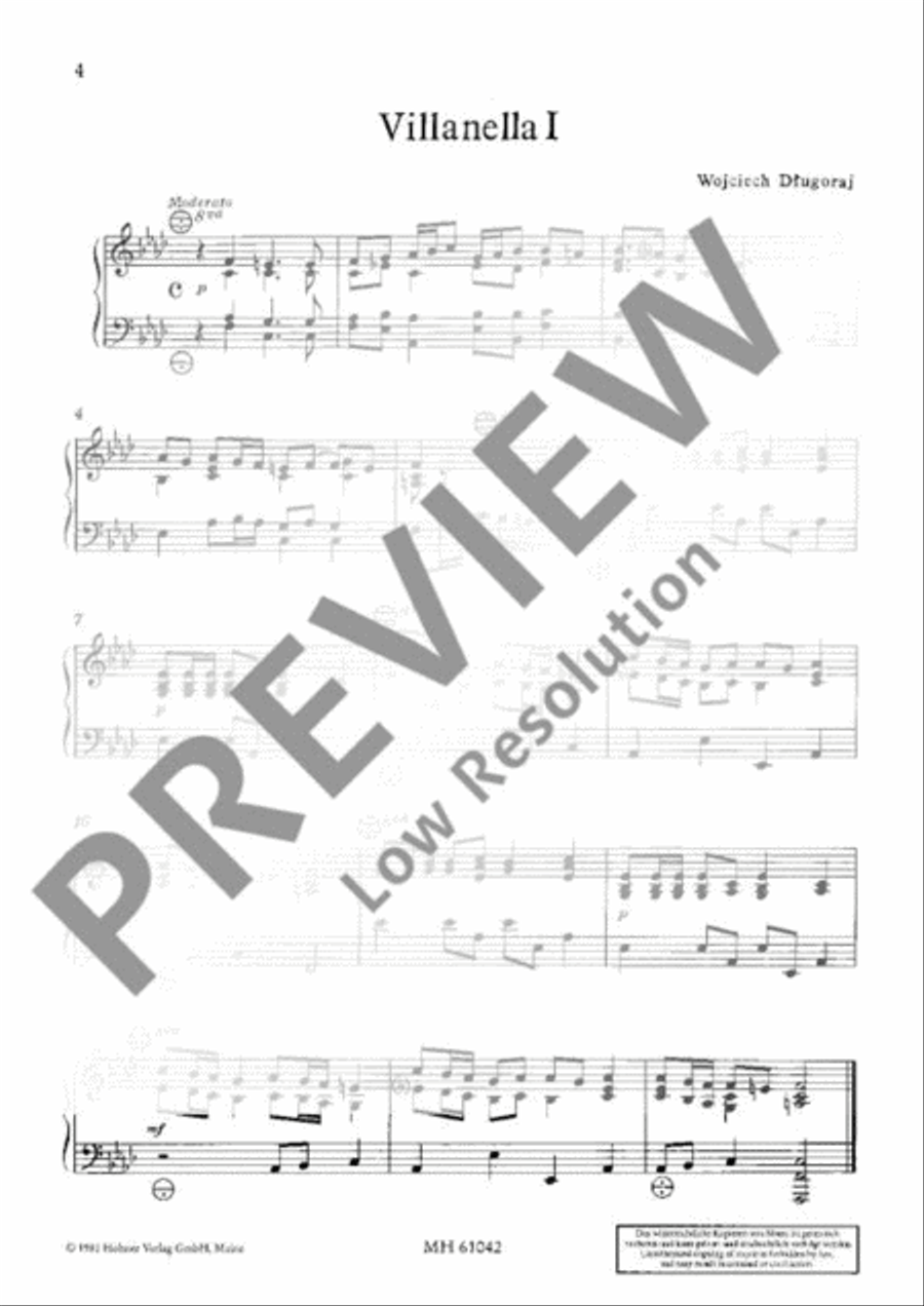 Polish Renaissance Music Polish Renaissance Music Accordion scores gallery preview page 5