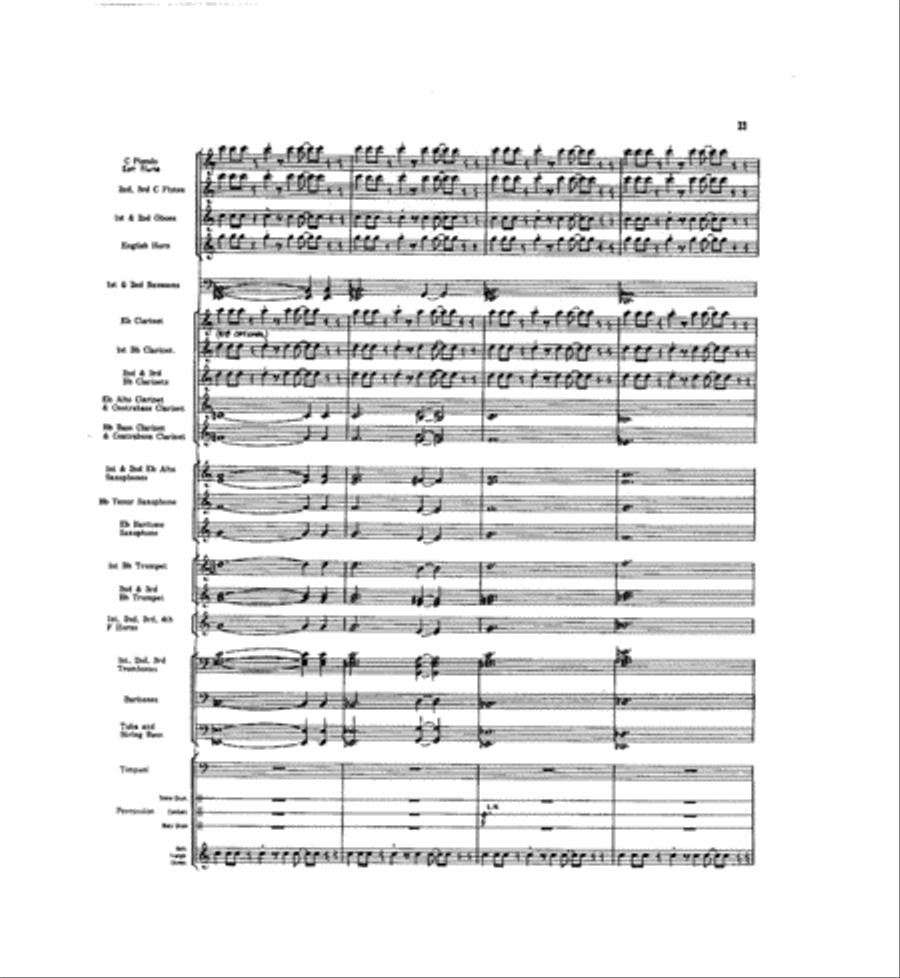 Caccia and Chorale Concert Band scores gallery preview page 32