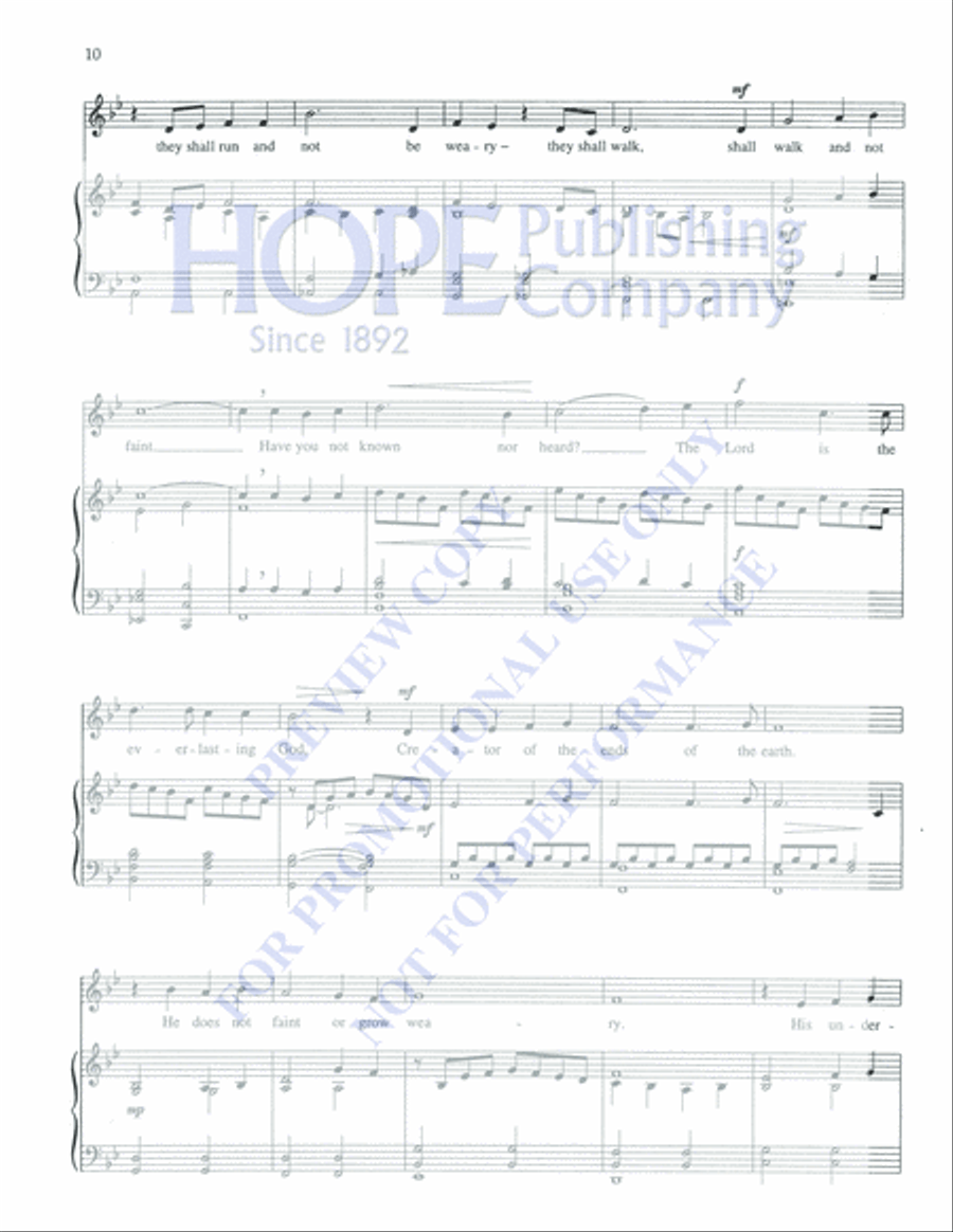 A Song of Joy Medium Voice scores gallery preview page 12