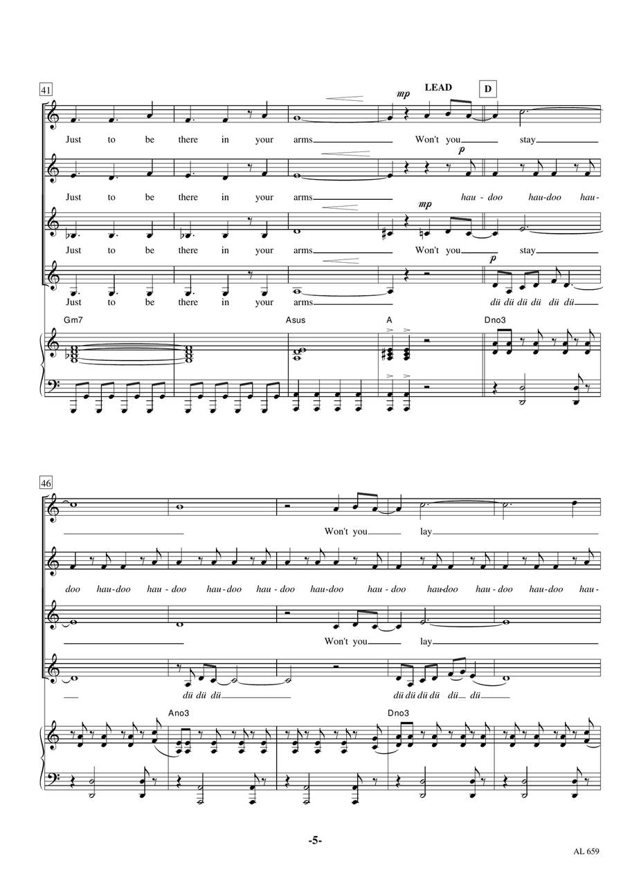 Can't Get You Out Of My Head SSAA scores gallery preview page 5