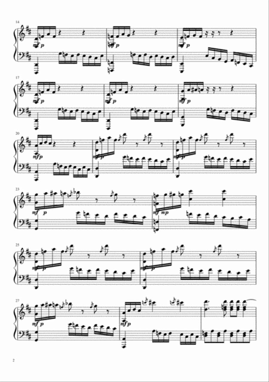 MEP Project (A grade) 1st submission -- Learn how to be creative when composing Piano Solo scores gallery preview page 2