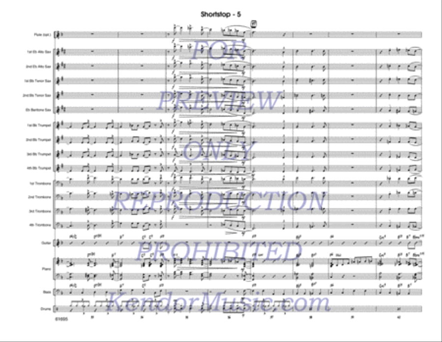 Shortstop Jazz Ensemble scores gallery preview page 6