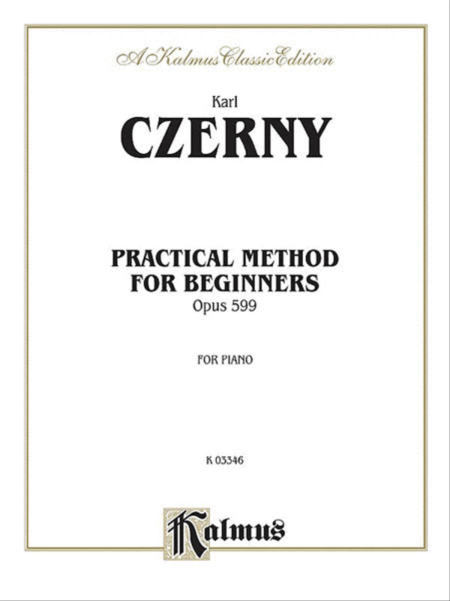 Practical Method for Beginners, Op. 599 Piano Method scores gallery preview page 1