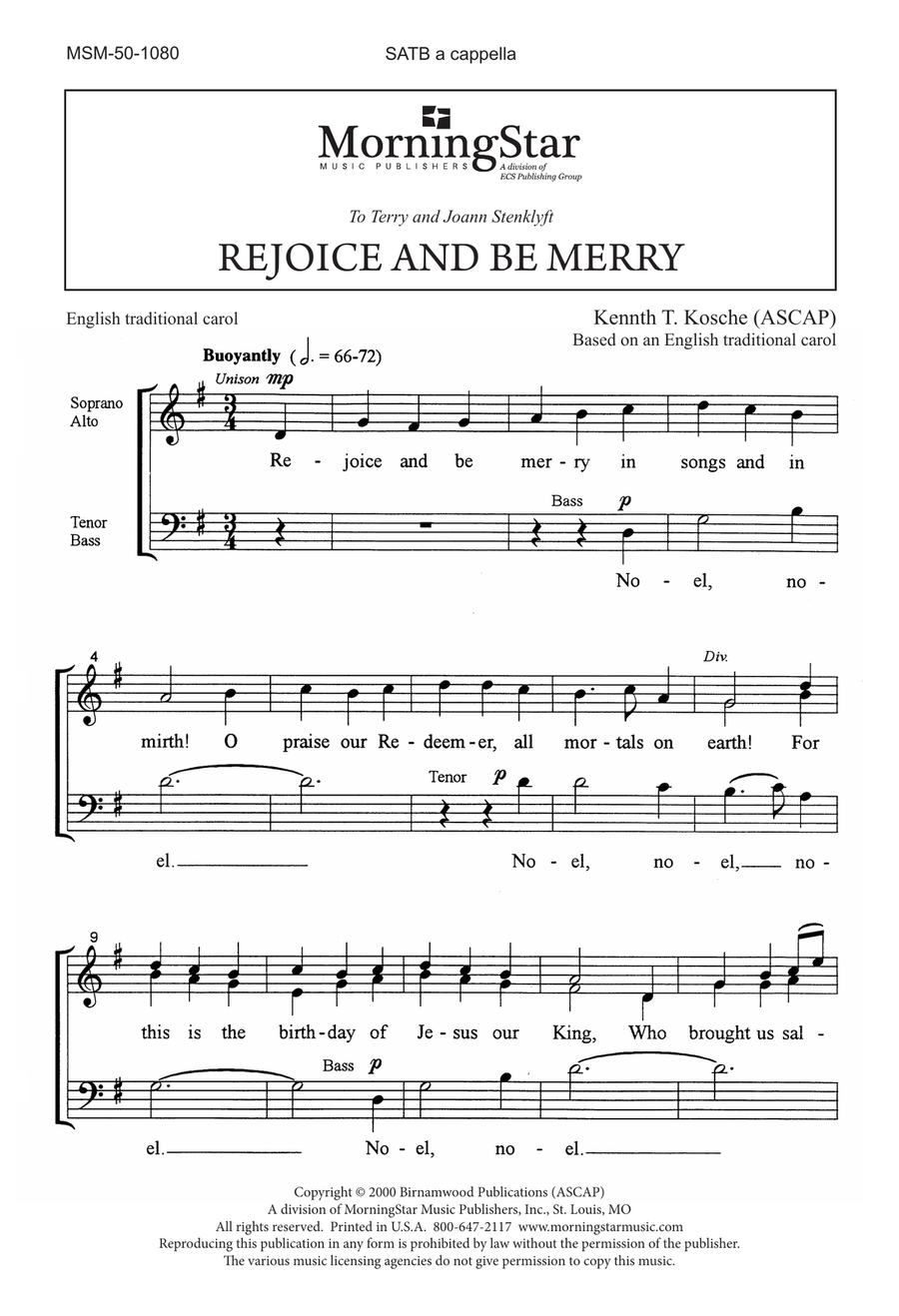Rejoice and Be Merry