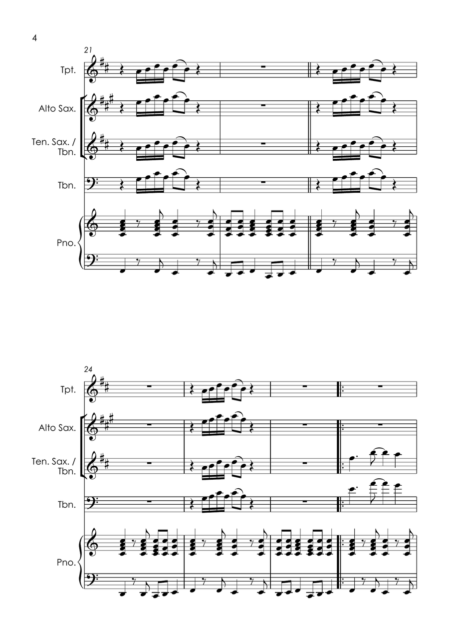 Best Of My Love Tenor Saxophone scores gallery preview page 6