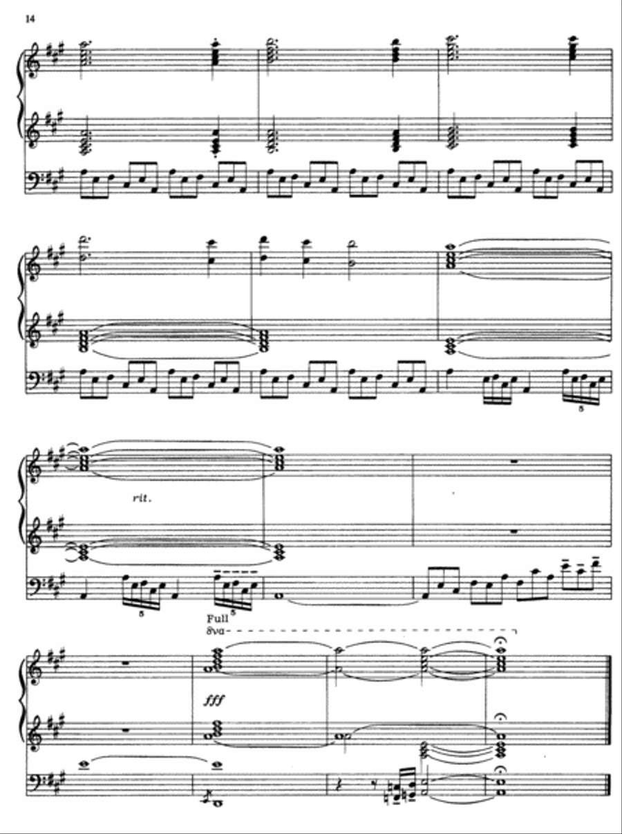 Toccata on Rejoice, Ye Pure in Heart Organ scores gallery preview page 4