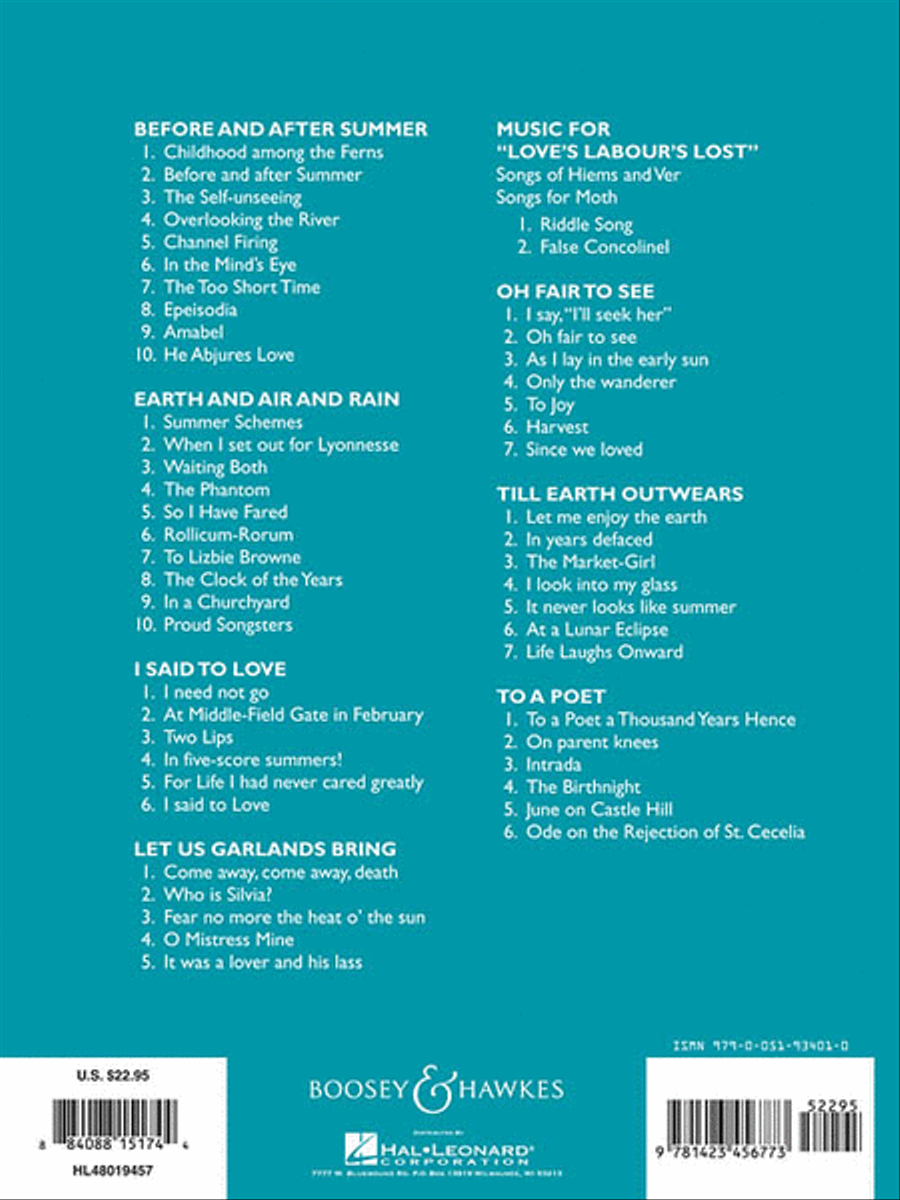 Collected Songs Medium Voice scores gallery preview page 2