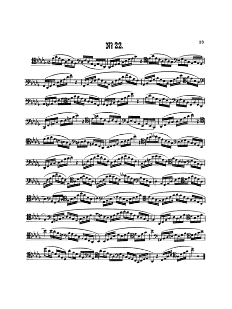 Milde: Twenty-five Studies, Op. 24 Part scores gallery preview page 1