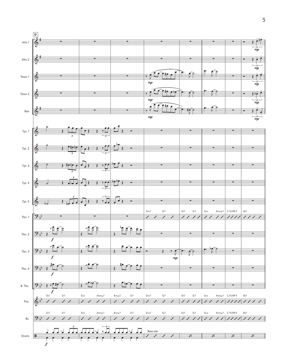 Fee-fi-fo-fum Jazz Ensemble scores gallery preview page 5