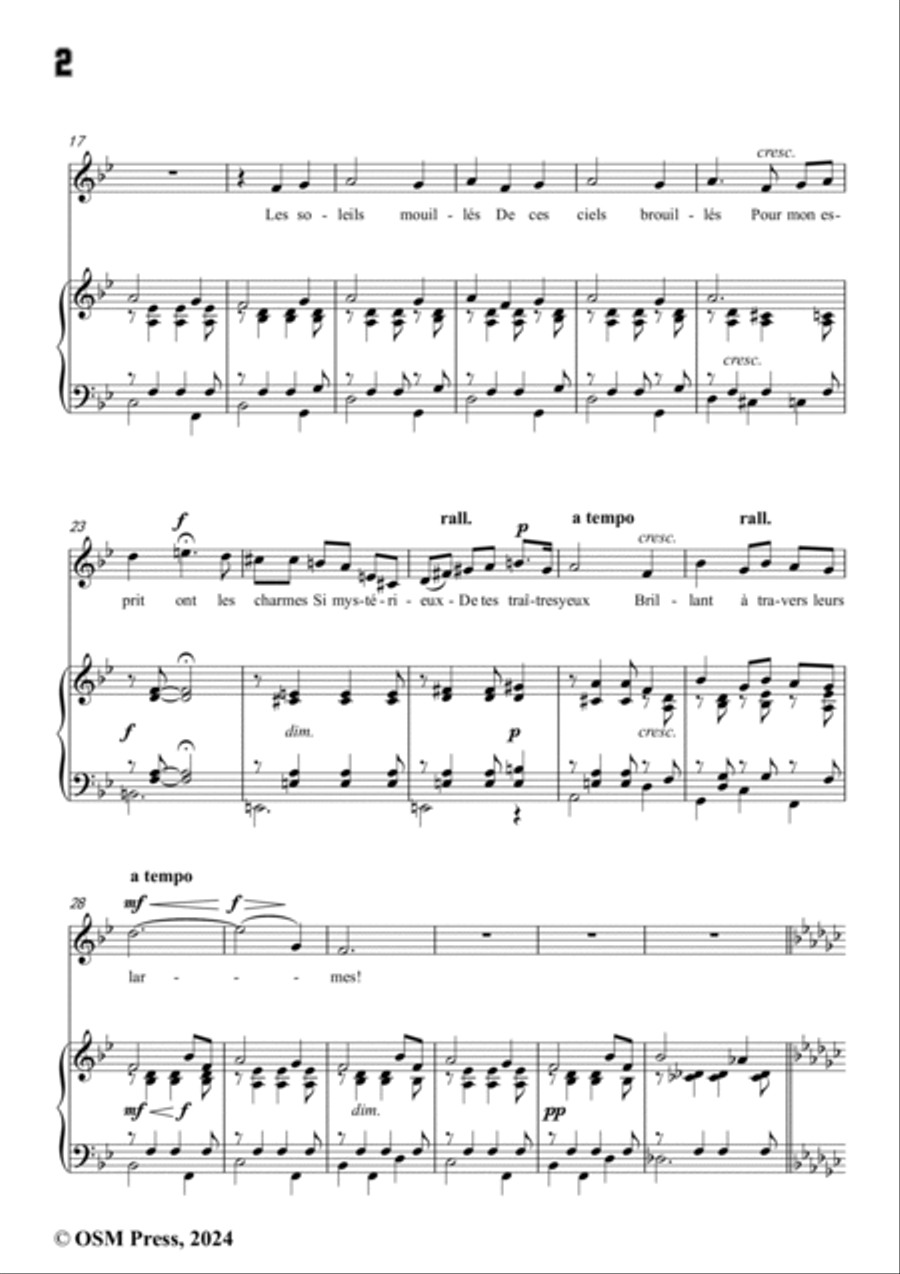 B. Godard-L'invitation au voyage,Op.114,in B flat Major Voice scores gallery preview page 4