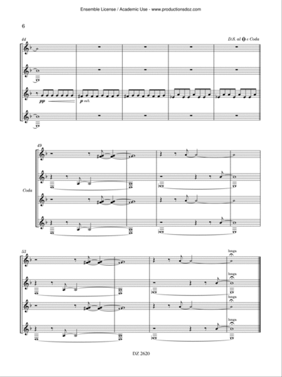 Le brasier des lucioles Le brasier des lucioles Guitar Ensemble scores gallery preview page 6