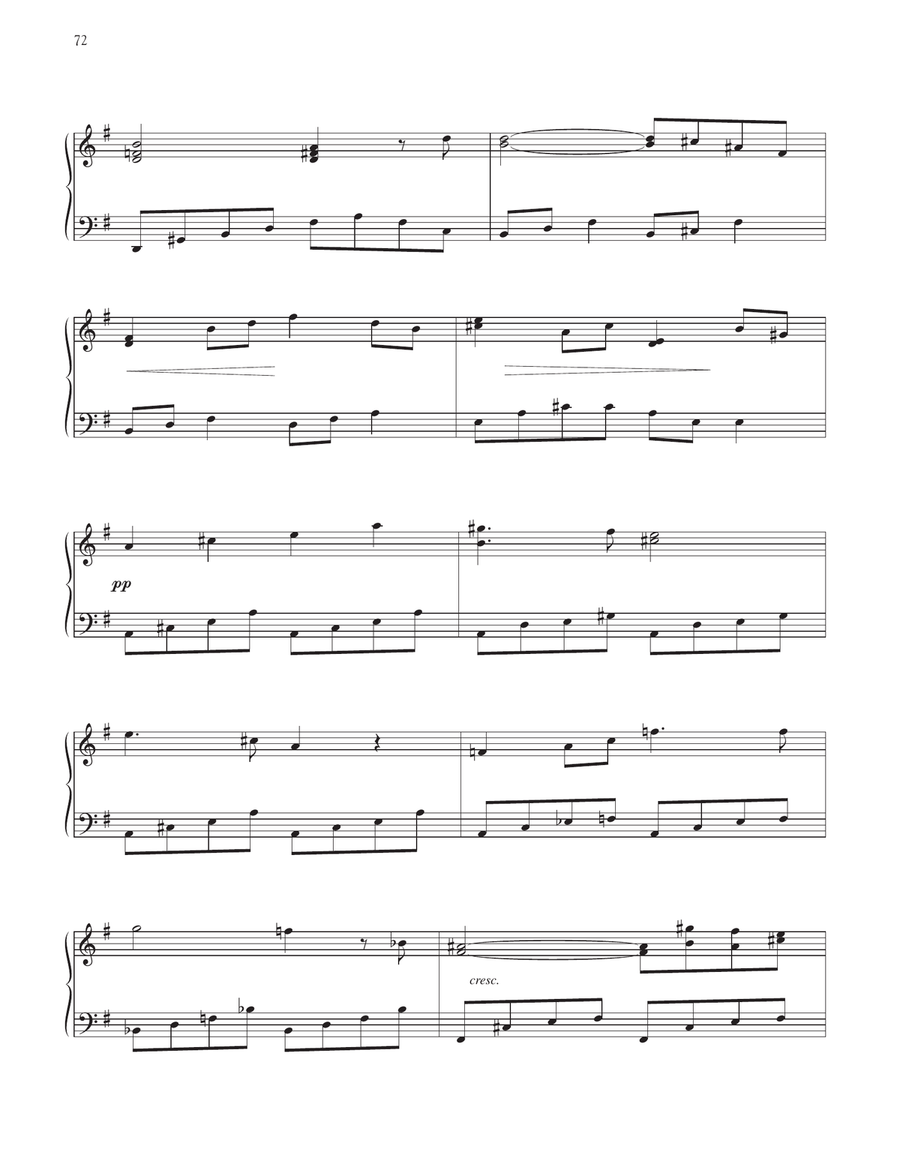Salut! Demeure Chaste Et Pure Piano Solo scores gallery preview page 3