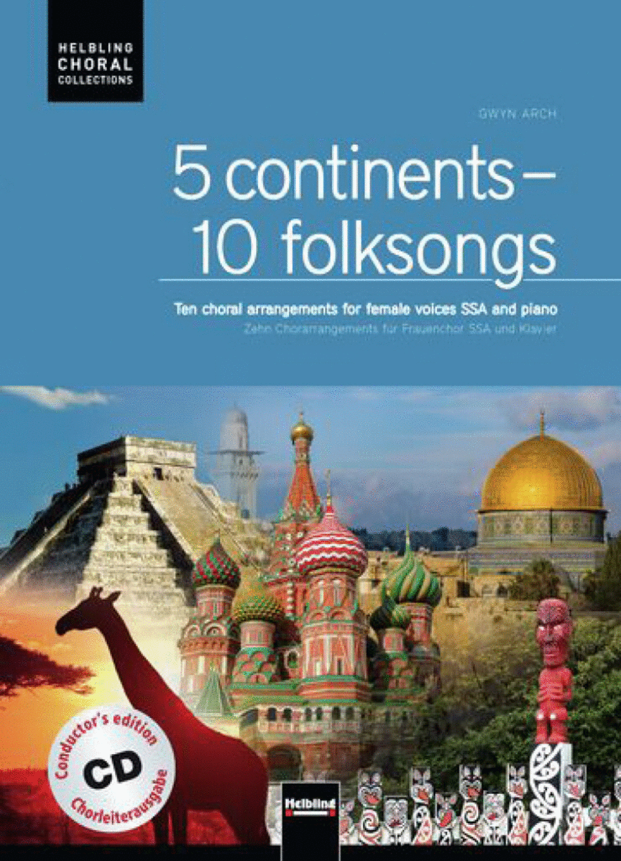 5 Continents - 10 Folksongs SSA scores gallery preview page 1