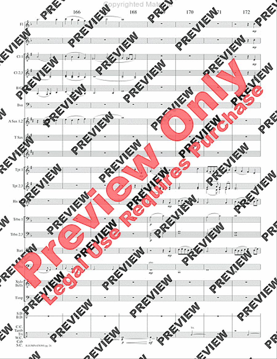 Illuminations Concert Band scores gallery preview page 27