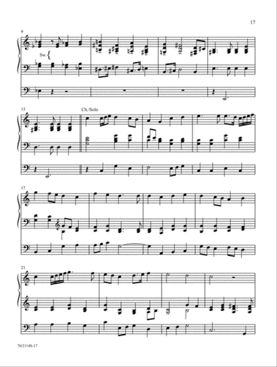 Again, I Say, Rejoice! Organ Solo scores gallery preview page 7
