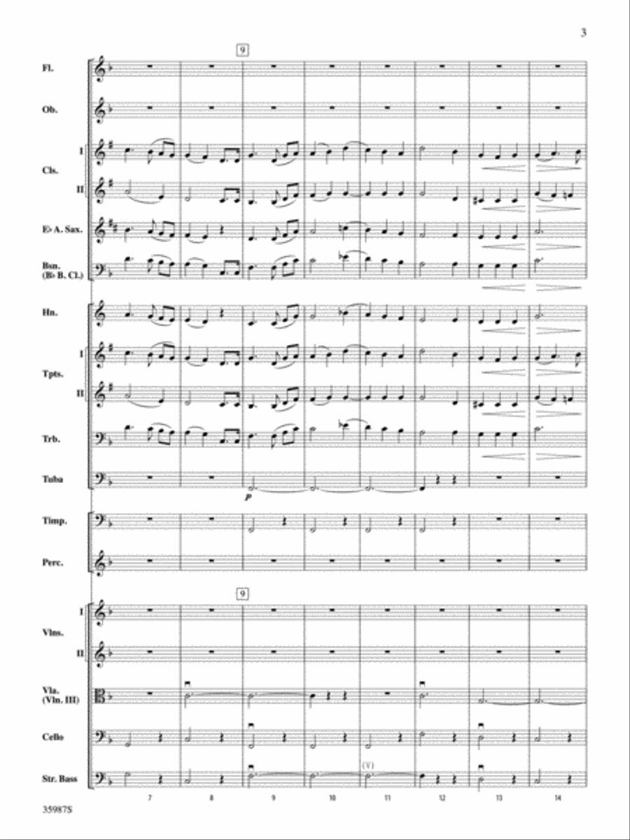 Nocturne Nocturne Full Orchestra scores gallery preview page 18