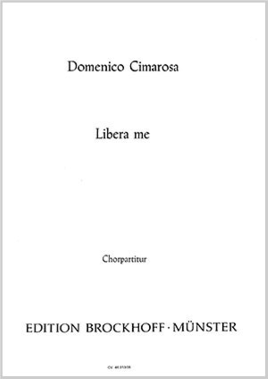 Libera me 4-Part scores gallery preview page 1