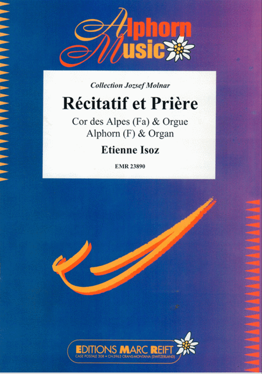 Recitatif et Priere Organ scores gallery preview page 1