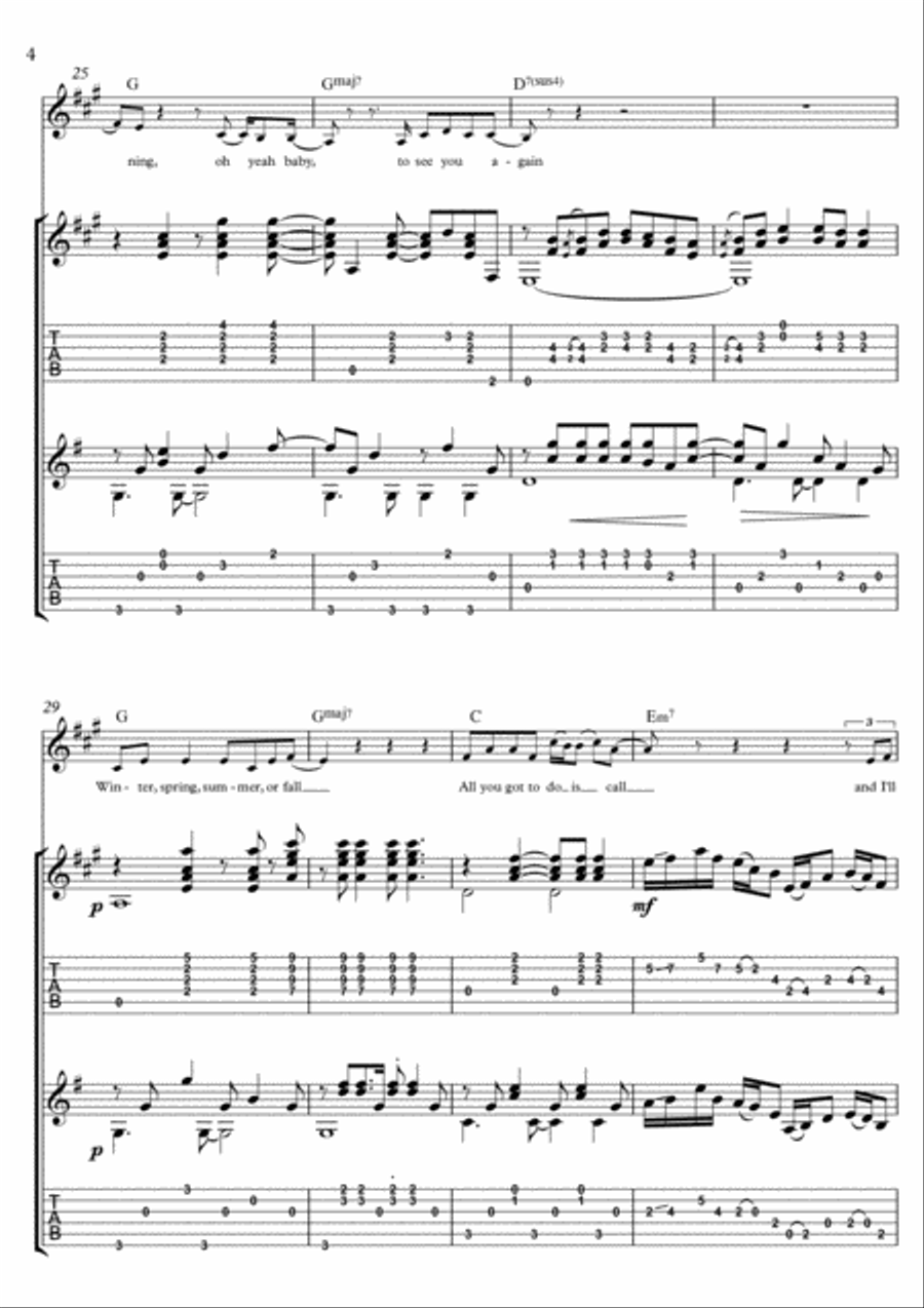 You've Got A Friend Electric Guitar scores gallery preview page 4
