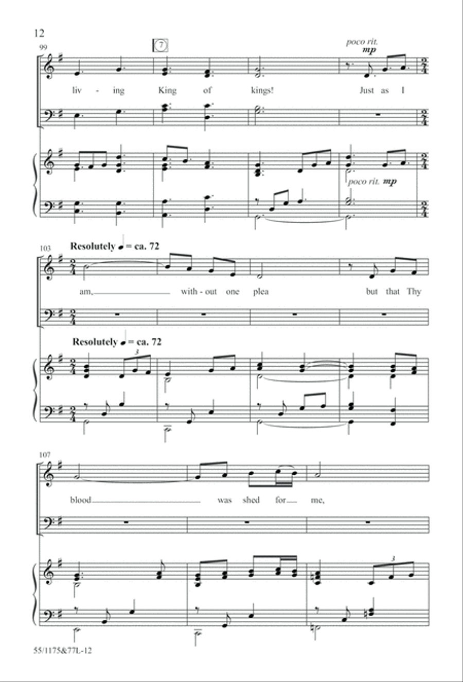 Behold the Lamb! 4-Part scores gallery preview page 13