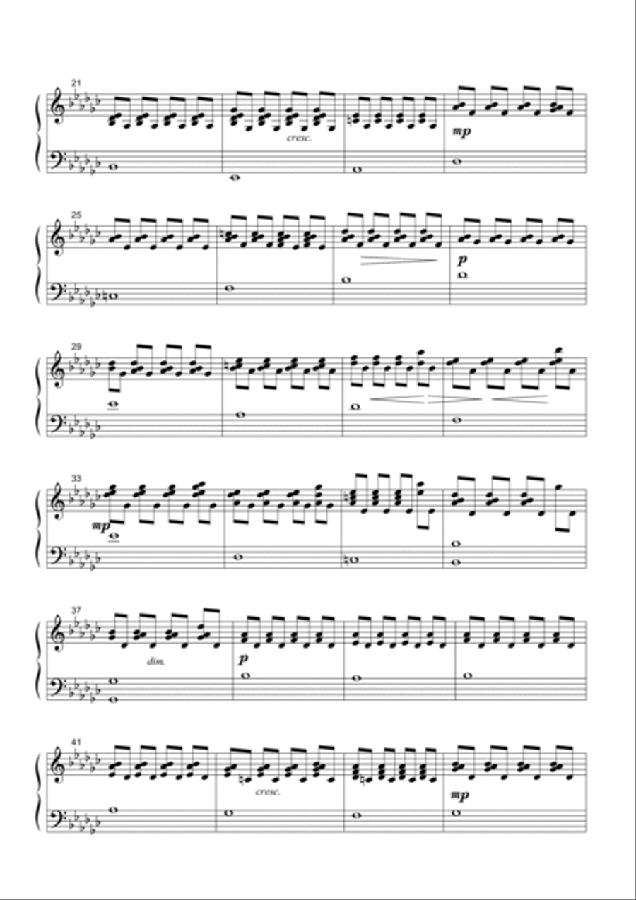 Robert, Stolpersteine Variations Piano Solo scores gallery preview page 2