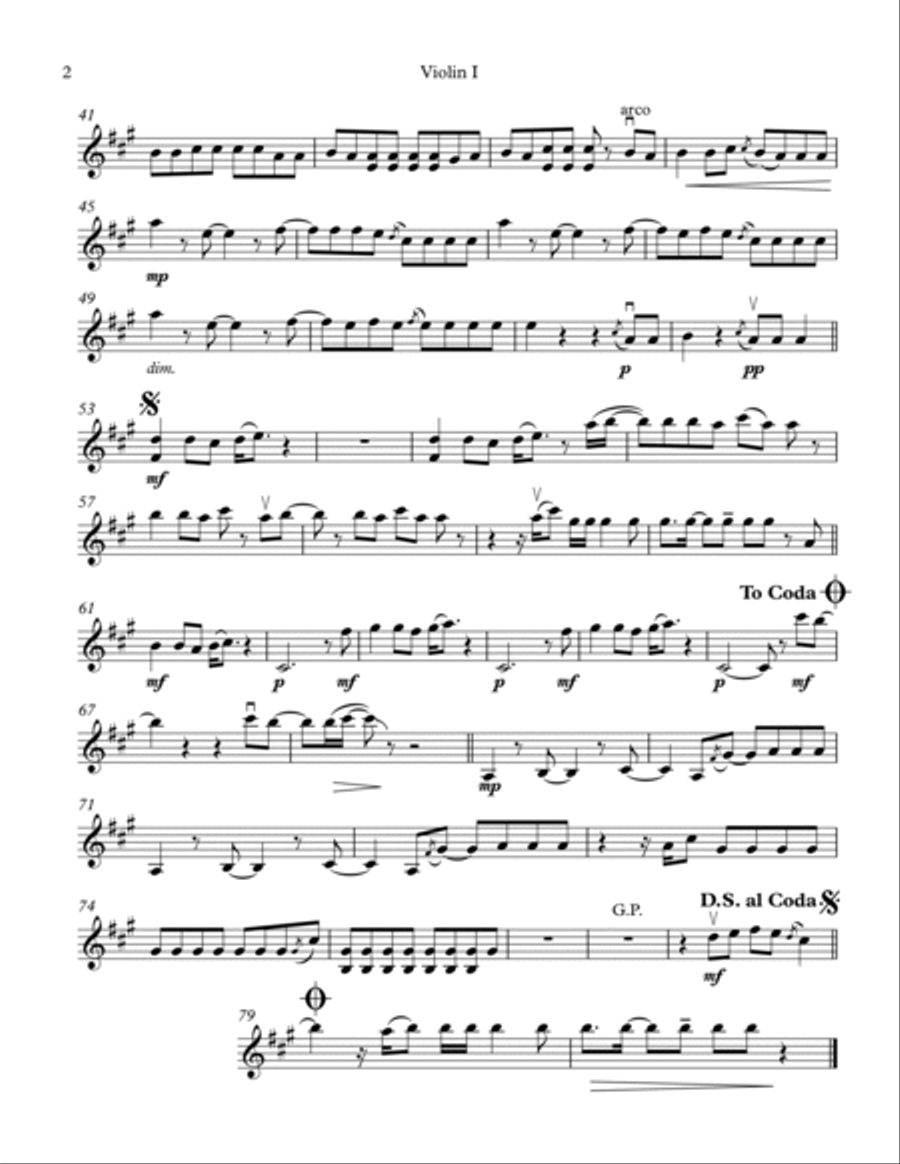 Snow On The Beach Snow On The Beach String Quartet scores gallery preview page 6