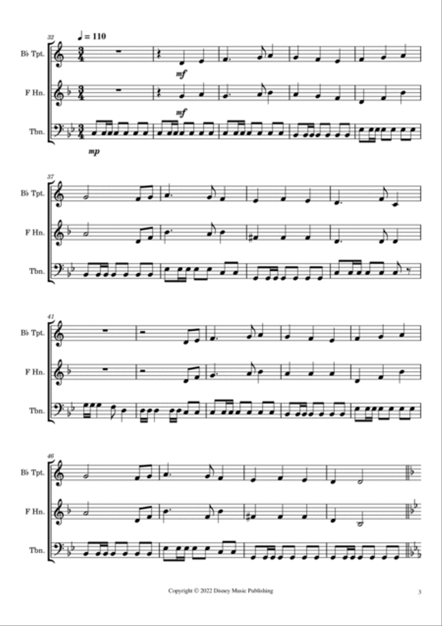 Pirates Of The Caribbean Brass Ensemble scores gallery preview page 3
