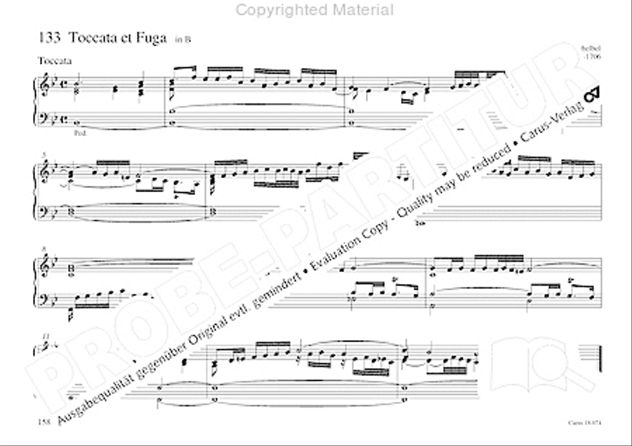Organo pleno. Orgelstucke zum Ein- und Auszug Organ Solo scores gallery preview page 166