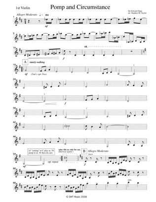 Pomp and Circumstance March no. 1 (graduation) string quartet