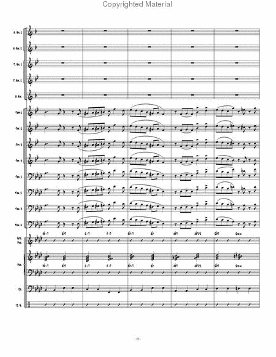 Don't Get Caught Jazz Ensemble scores gallery preview page 26