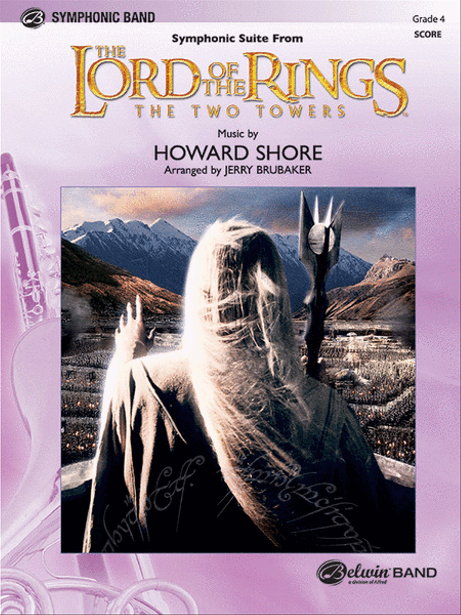 The Lord of the Rings: The Two Towers, Symphonic Suite from Concert Band scores gallery preview page 1