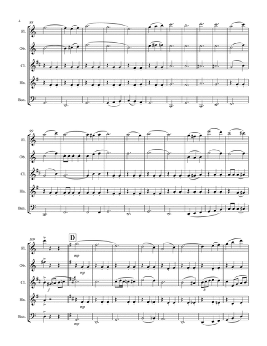 German Waltz (Oktoberfest) Medley (for Woodwind Quintet) image number null