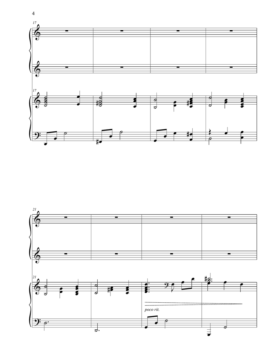 Thank You, Lord (for Saving My Soul) 1 Piano, 4-Hands scores gallery preview page 4