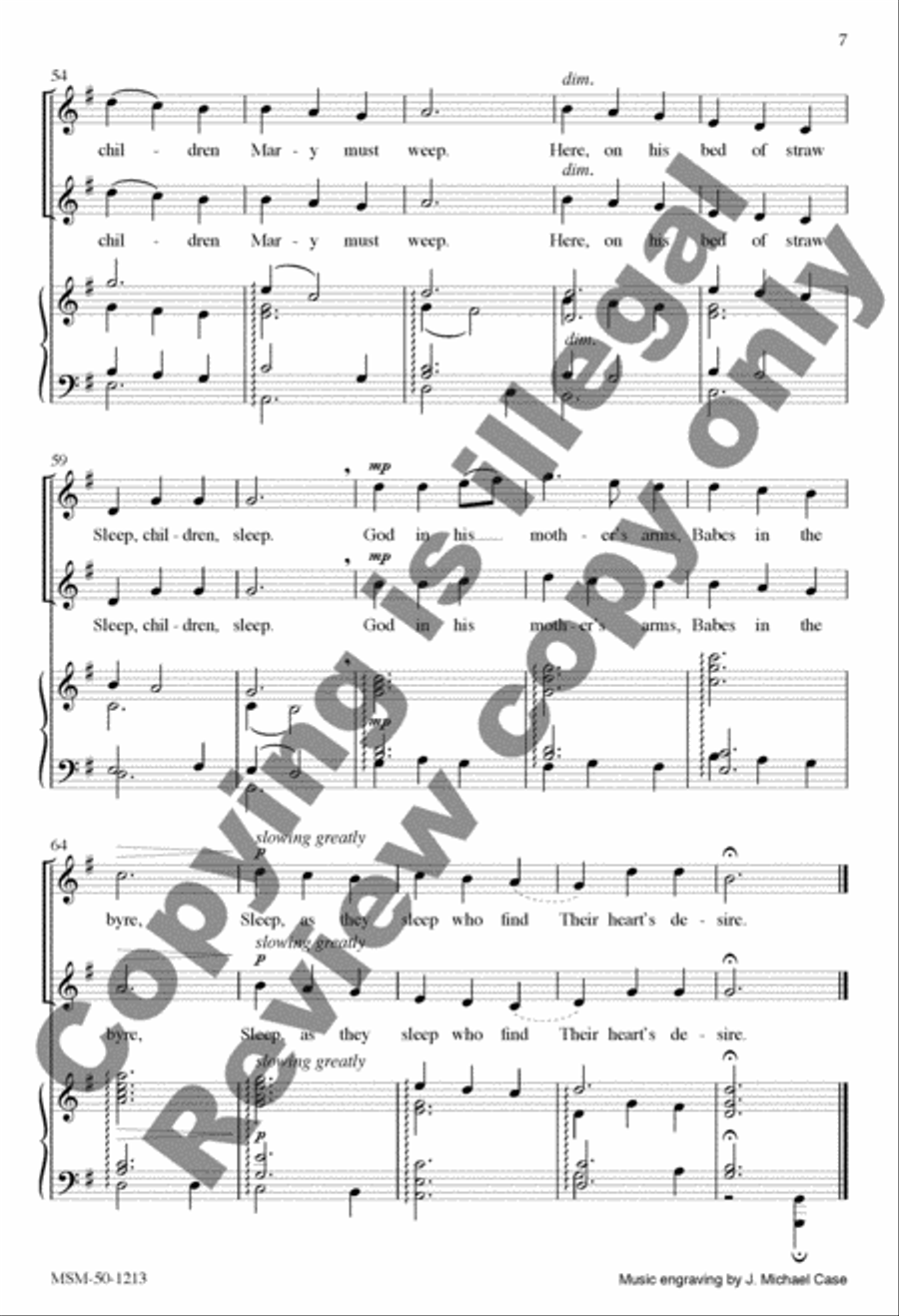 How Far Is It to Bethlehem? 2-Part scores gallery preview page 6