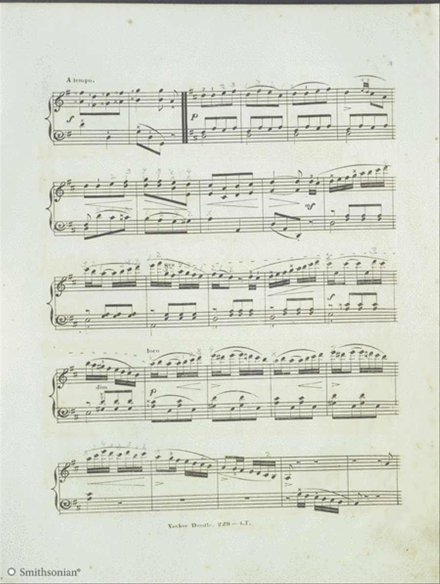 Beauties of Ferd Beyer: Yankee Doodle Piano Solo scores gallery preview page 3