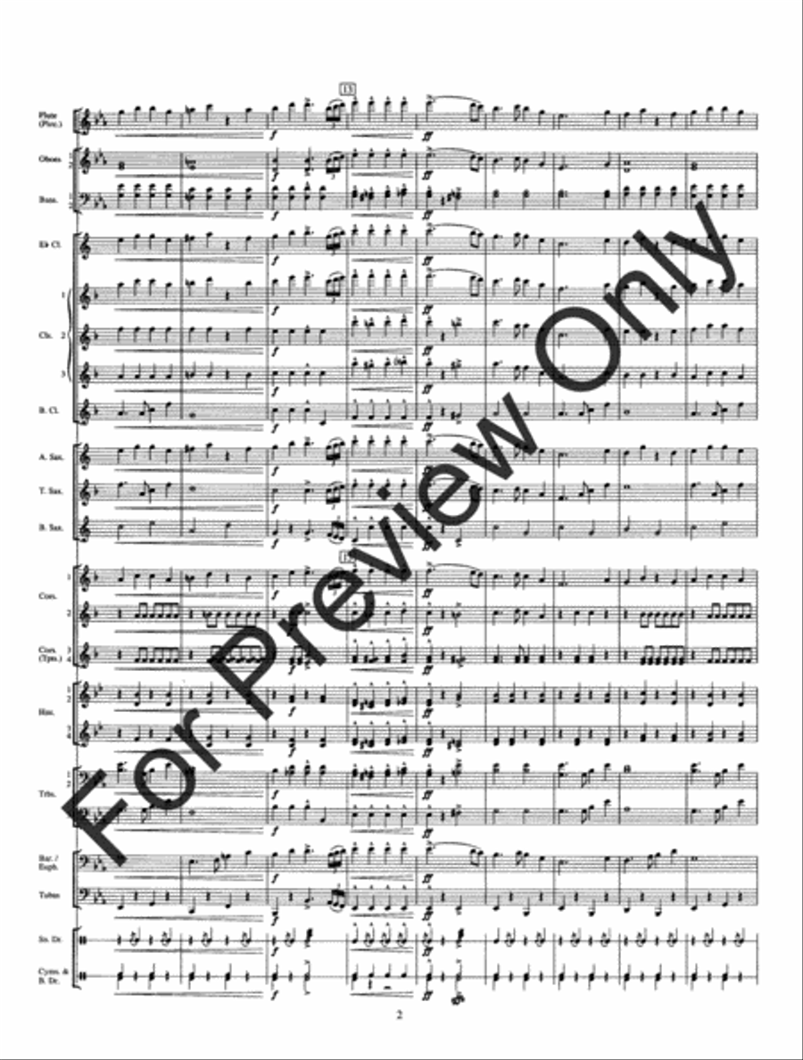 The Belle Of Chicago (Score) Concert Band scores gallery preview page 7