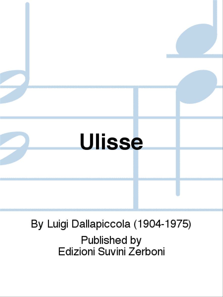 Ulisse Ulisse Mixed Choir scores gallery preview page 1