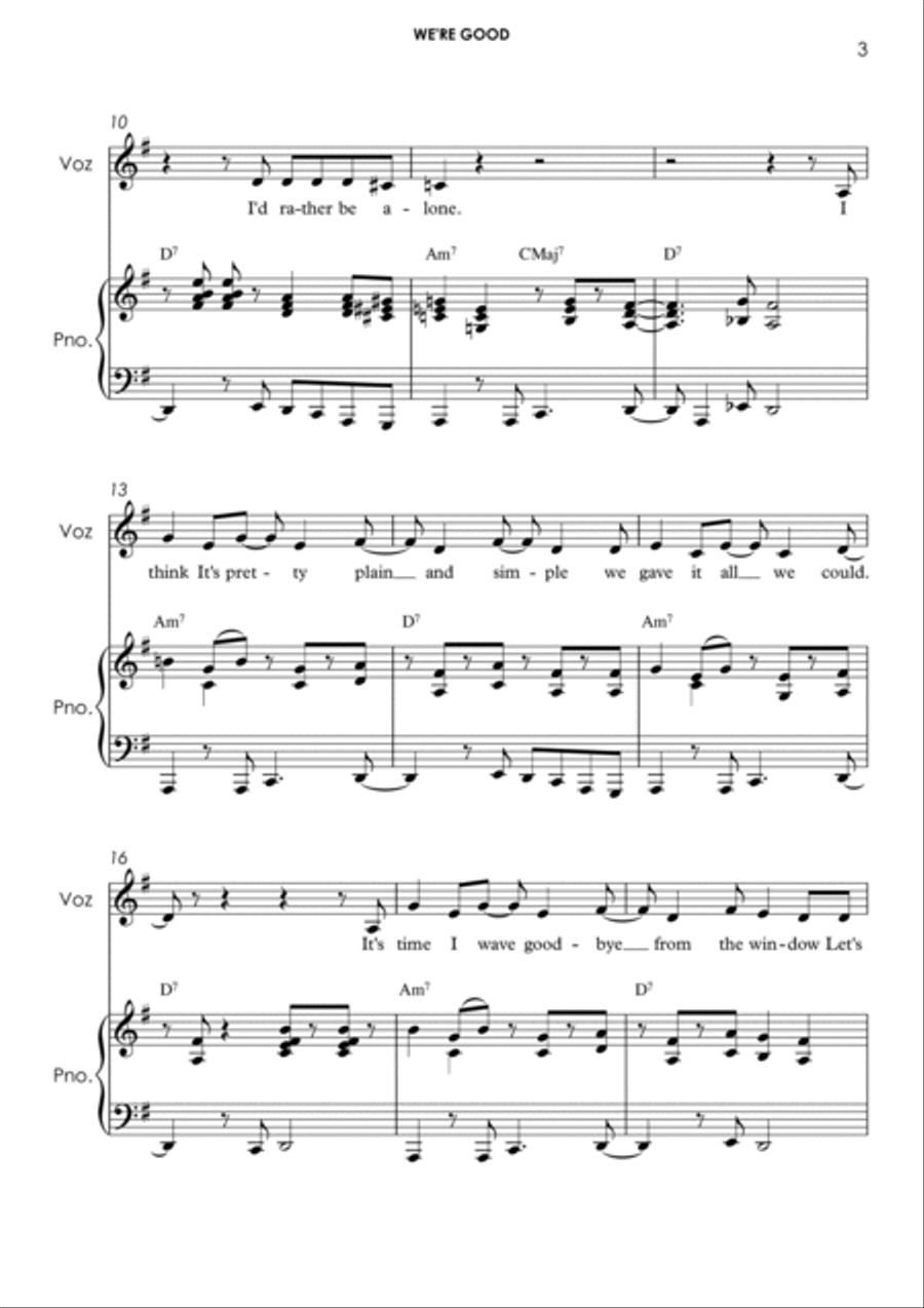 We're Good We're Good Voice scores gallery preview page 3