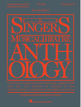 Book cover for The Singer's Musical Theatre Anthology - Volume 1, Revised - Baritone/Bass