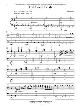 Book cover for The Grand Finale - Piano Duet (1 Piano, 4 Hands)