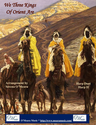 Book cover for We Three Kings of Orient Are, Harp II