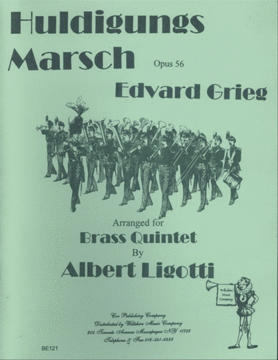 Huldigungs Marsch (Albert Ligotti) Brass Quintet scores gallery preview page 1