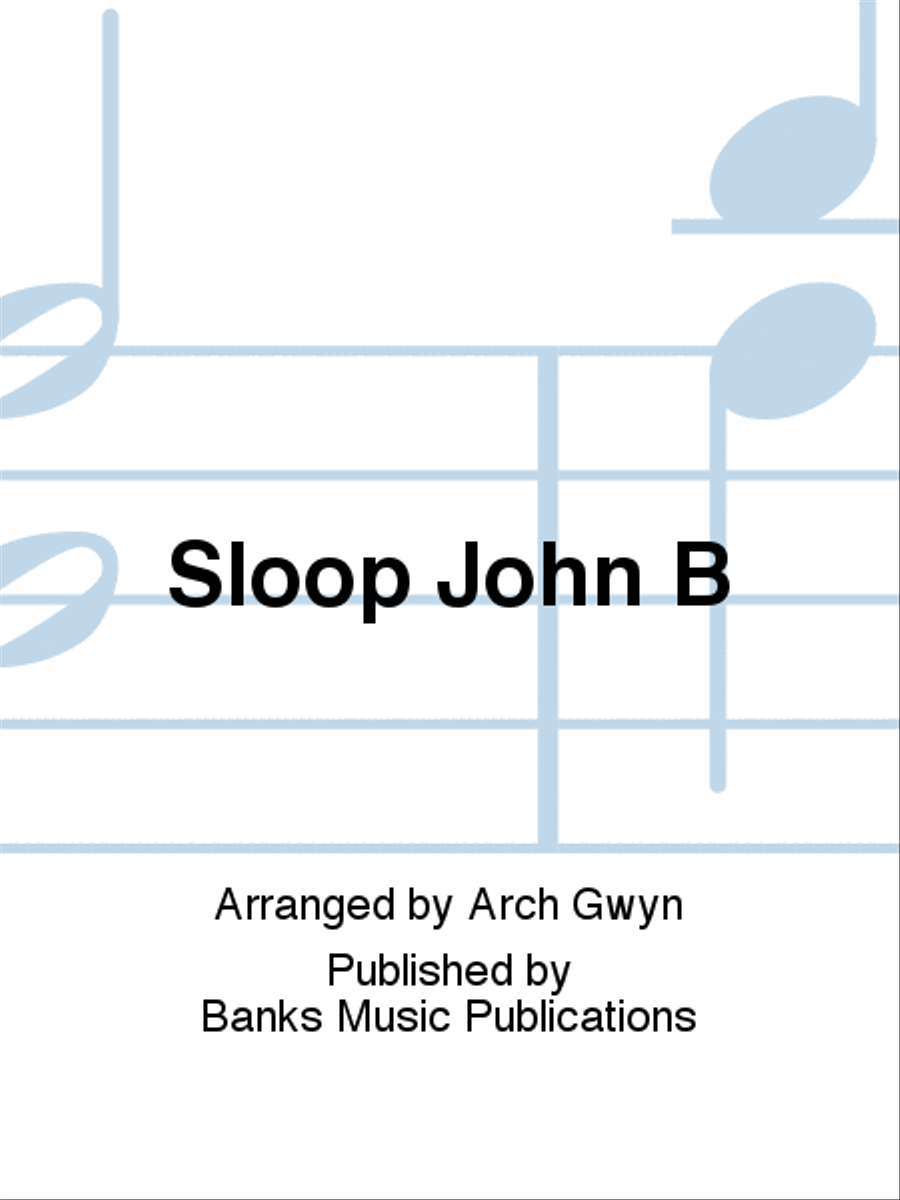 Sloop John B TTBB scores gallery preview page 1