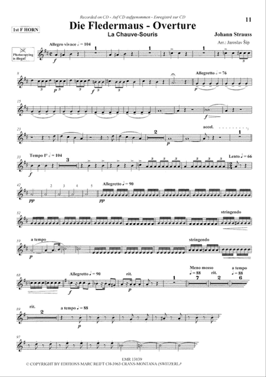 Play The 1st Horn With The Philharmonic Wind Orchestra Concert Band scores gallery preview page 7